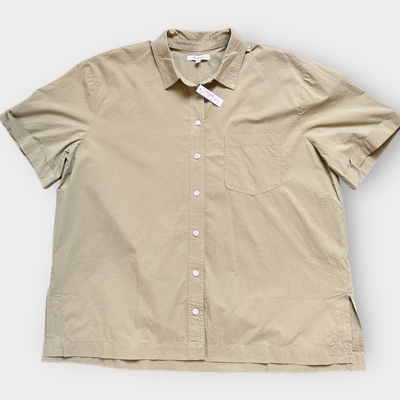 Madewell Signature Poplin Short-Sleeve Button-down shirt - Picture 6 of 7